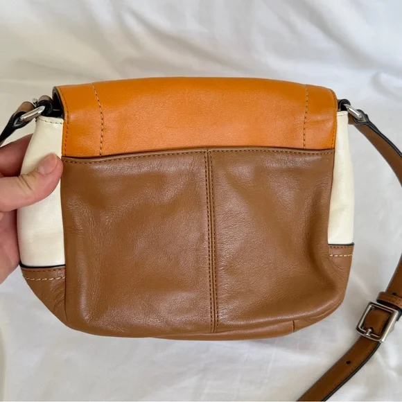 Coach Timeless Tan and Brown Leather Crossbody Bag - Picture 9 of 16